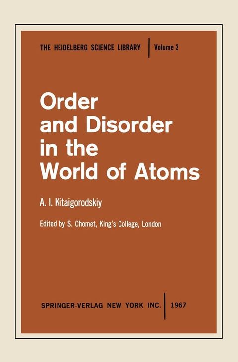 Order and Disorder in the World of Atoms(Kobo/電子書)