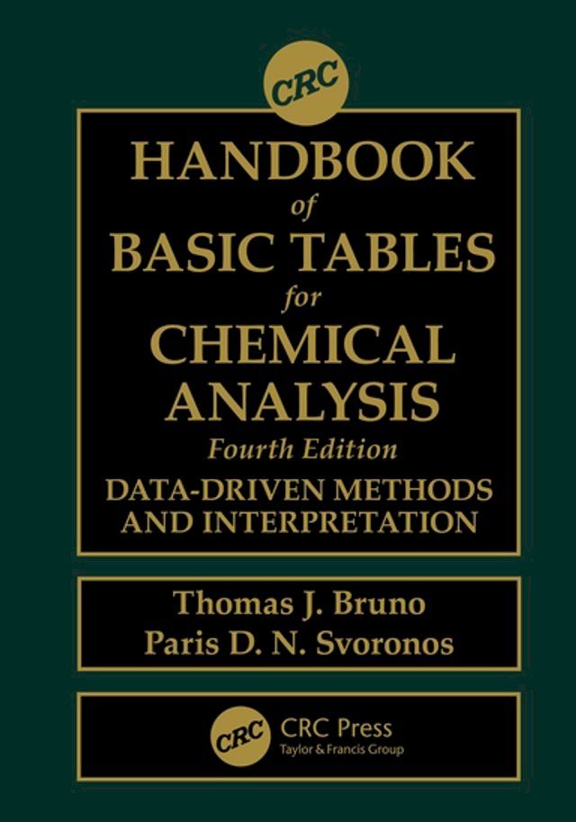  CRC Handbook of Basic Tables for Chemical Analysis(Kobo/電子書)