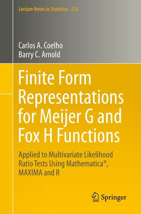 Finite Form Representations for Meijer G and Fox H Functions(Kobo/電子書)