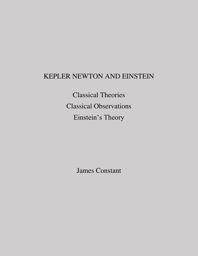  Kepler Newton and Einstein(Kobo/電子書)