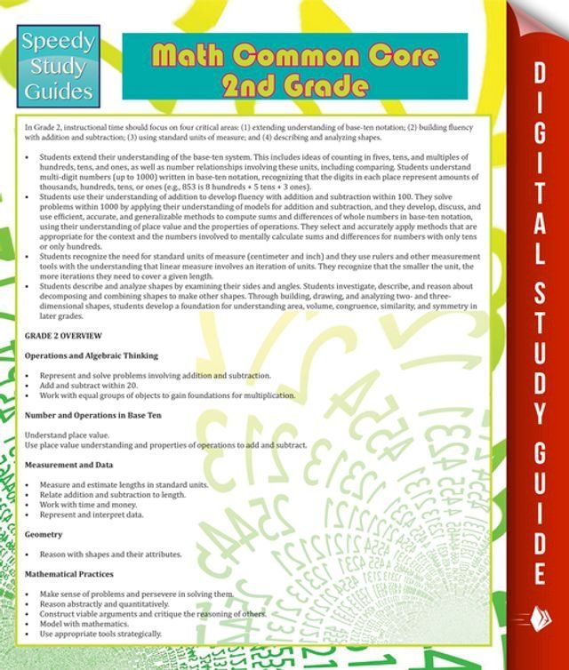  Math Common Core 2nd Grade (Speedy Study Guide)(Kobo/電子書)