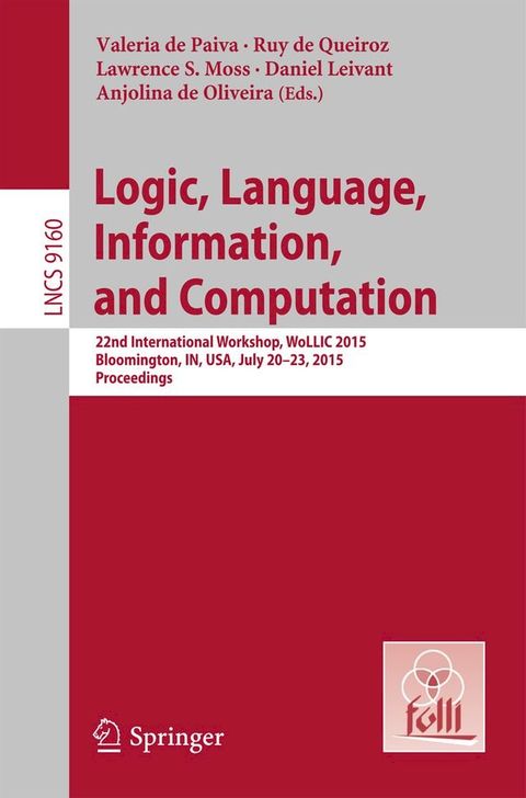 Logic, Language, Information, and Computation(Kobo/電子書)