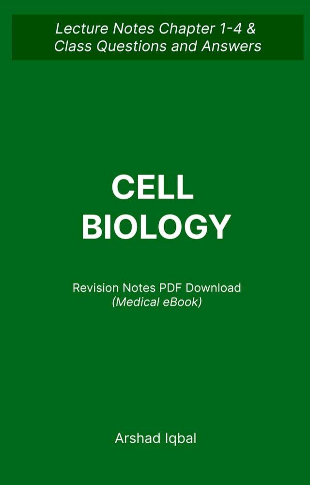  Cell Biology Important Questions and Answers PDF(Kobo/電子書)