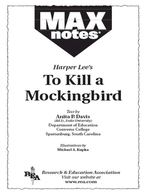 To Kill a Mockingbird (MAXNotes Literature Guides)(Kobo/電子書)