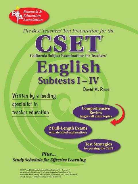 CSET: English Subtests I-IV(Kobo/電子書)