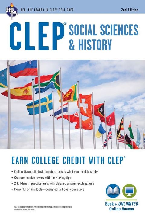 CLEP Social Sciences & History Book + Online, 2nd Ed.(Kobo/電子書)