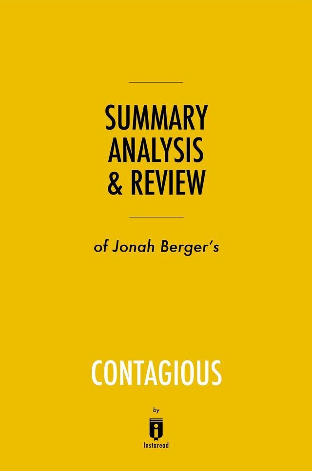  Summary, Analysis & Review of Jonah Berger's Contagious by Instaread(Kobo/電子書)