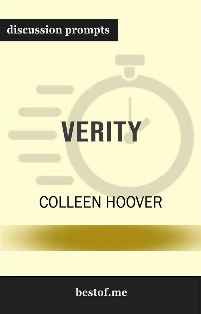  Summary: "Verity" by Colleen Hoover  Discussion Prompts(Kobo/電子書)