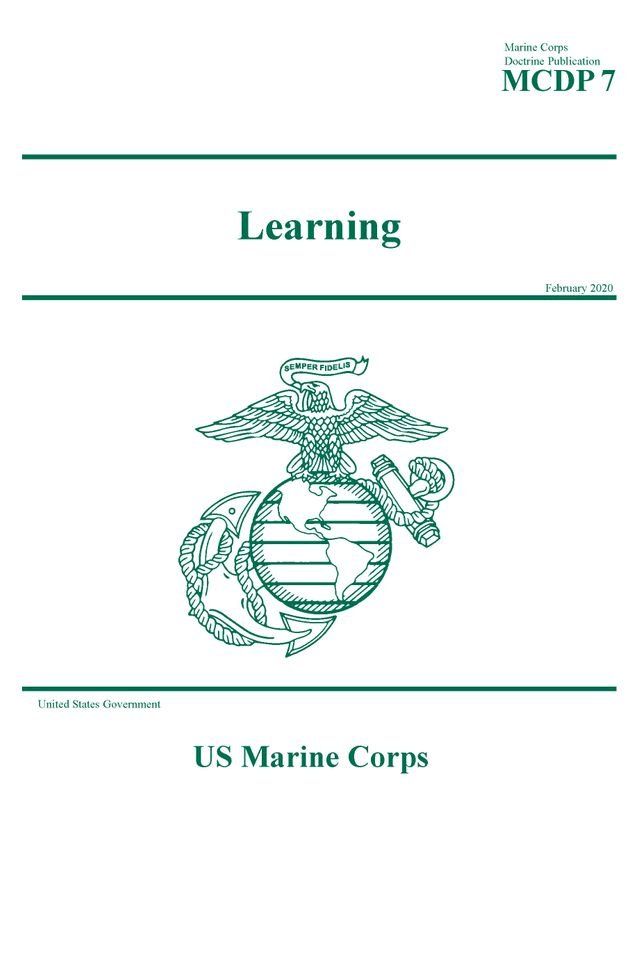  Marine Corps Doctrine Publication 7 Learning February 2020(Kobo/電子書)