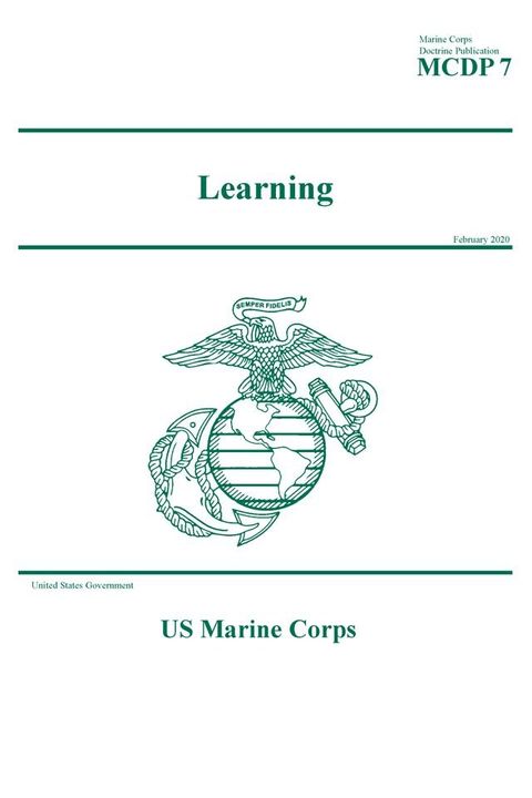 Marine Corps Doctrine Publication 7 Learning February 2020(Kobo/電子書)