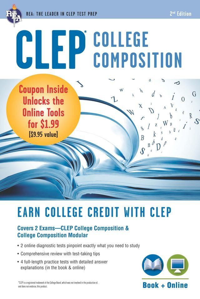  CLEP College Composition 2nd Ed., Book + Online(Kobo/電子書)