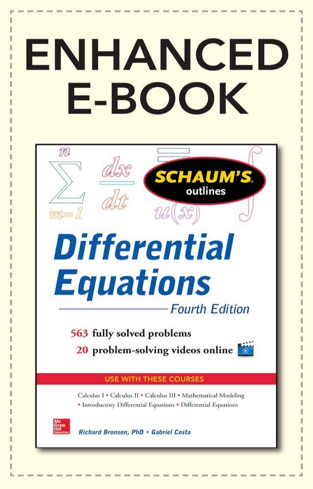  Schaum's Outline of Differential Equations, 4th Edition(Kobo/電子書)