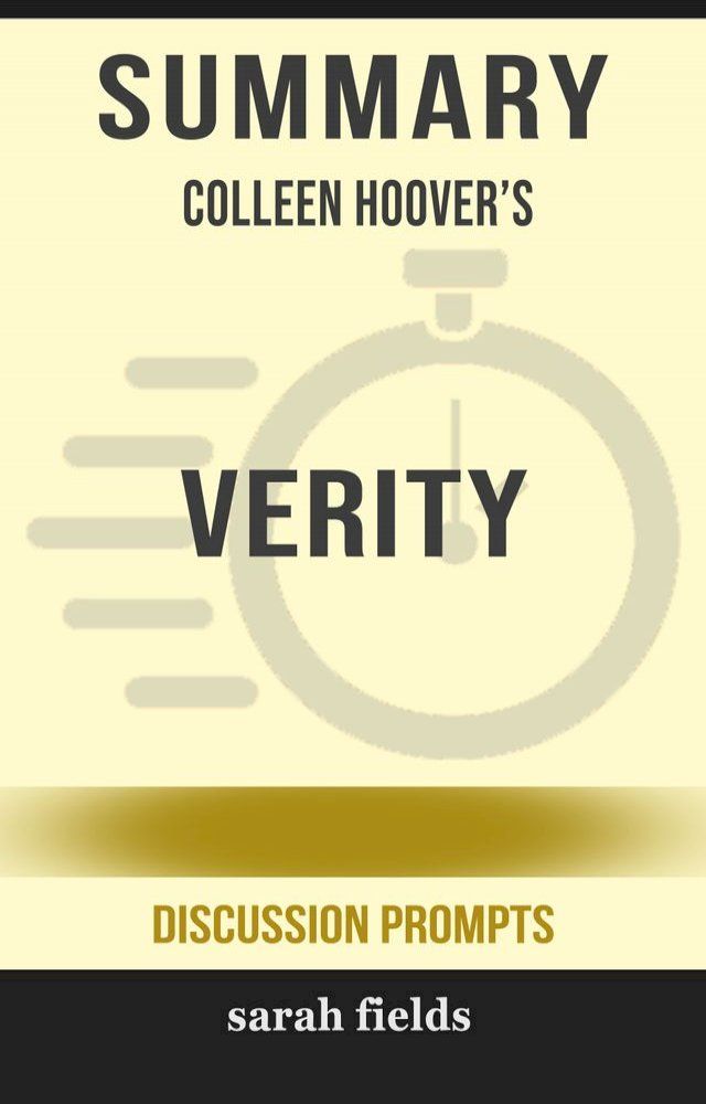  Summary: Colleen Hoover''s Verity(Kobo/電子書)