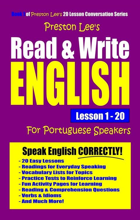 Preston Lee's Read & Write English Lesson 1: 20 For Portuguese Speakers(Kobo/電子書)