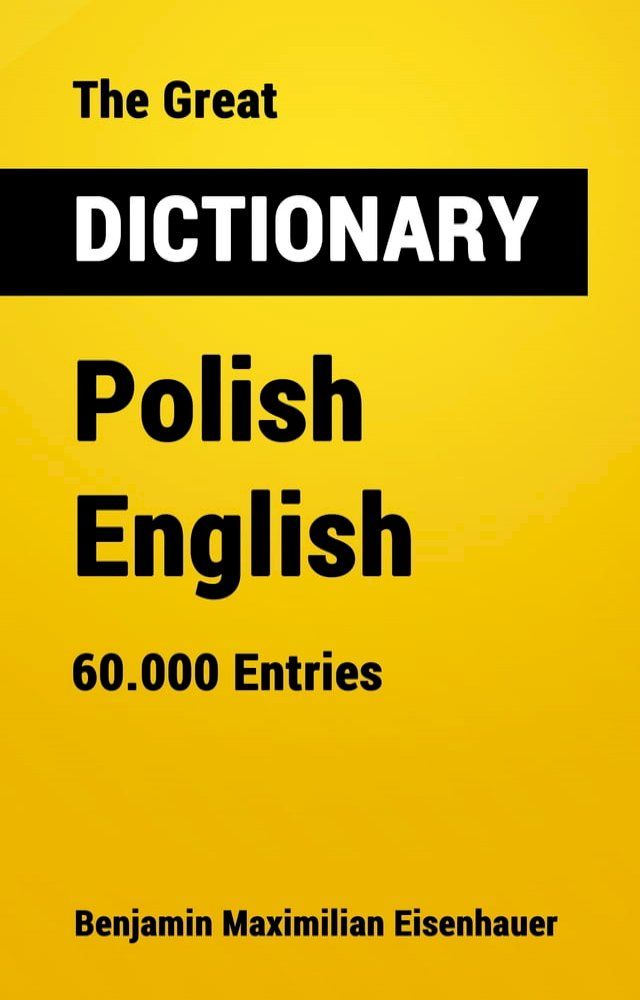  The Great Dictionary Polish - English(Kobo/電子書)