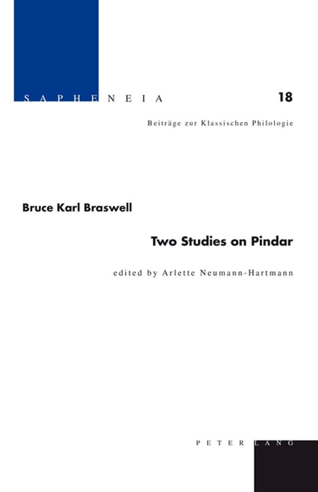  Two Studies on Pindar(Kobo/電子書)