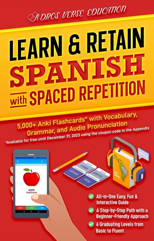  Learn & Retain Spanish with Spaced Repetition(Kobo/電子書)