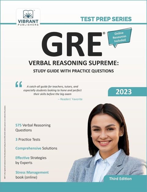 GRE Verbal Reasoning Supreme: Study Guide with Practice Questions(Kobo/電子書)