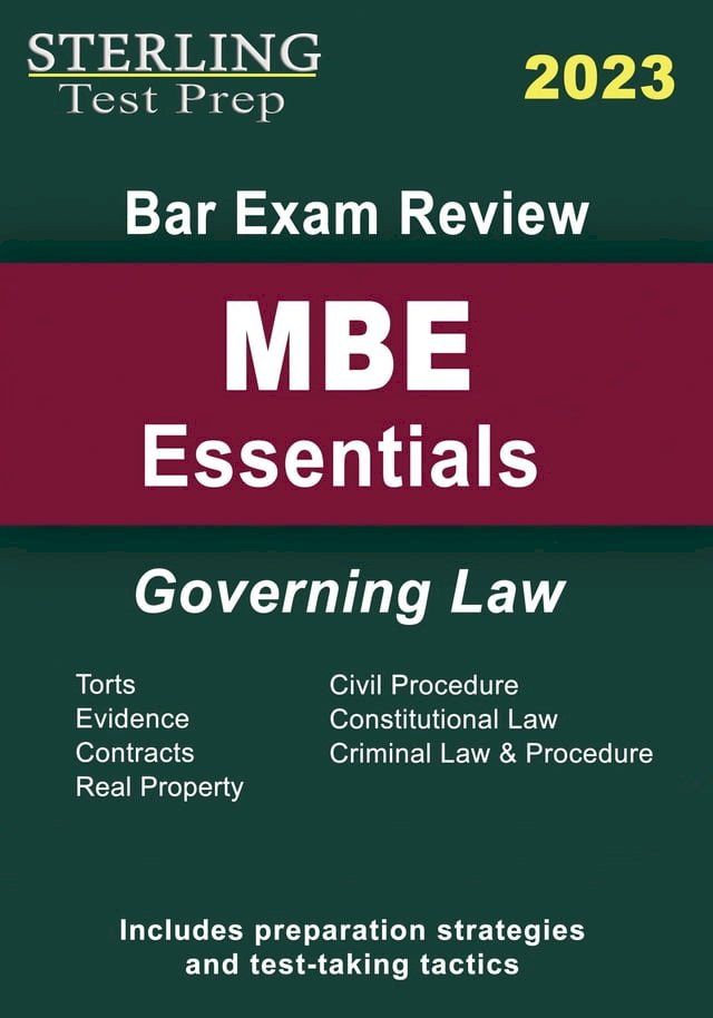  Sterling Bar Exam Review MBE Essentials(Kobo/電子書)