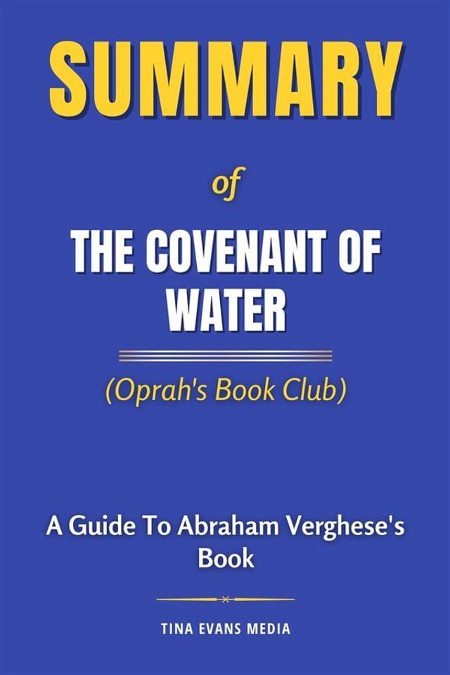  Summary of The Covenant of Water (Oprah's Book Club)(Kobo/電子書)