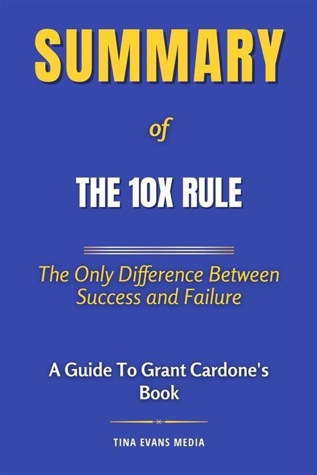  Summary of The 10X Rule(Kobo/電子書)