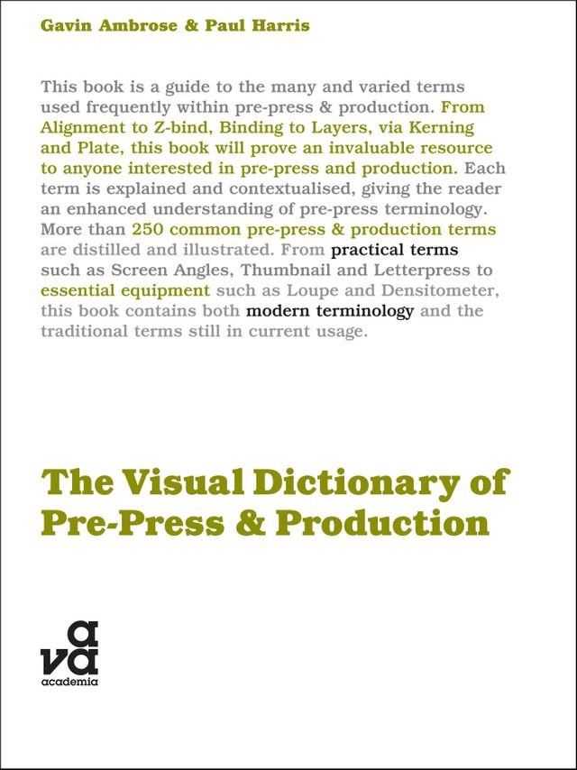  The Visual Dictionary of Pre-press and Production(Kobo/電子書)