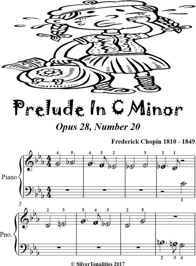  Prelude In C Minor Opus 28 Number 20 Beginner Piano Sheet Music(Kobo/電子書)