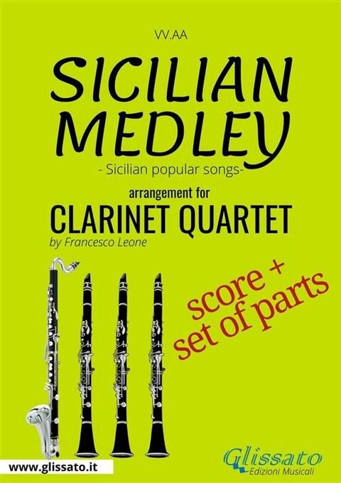 Clarinet Quartet score: "Sicilian Medley"(Kobo/電子書)