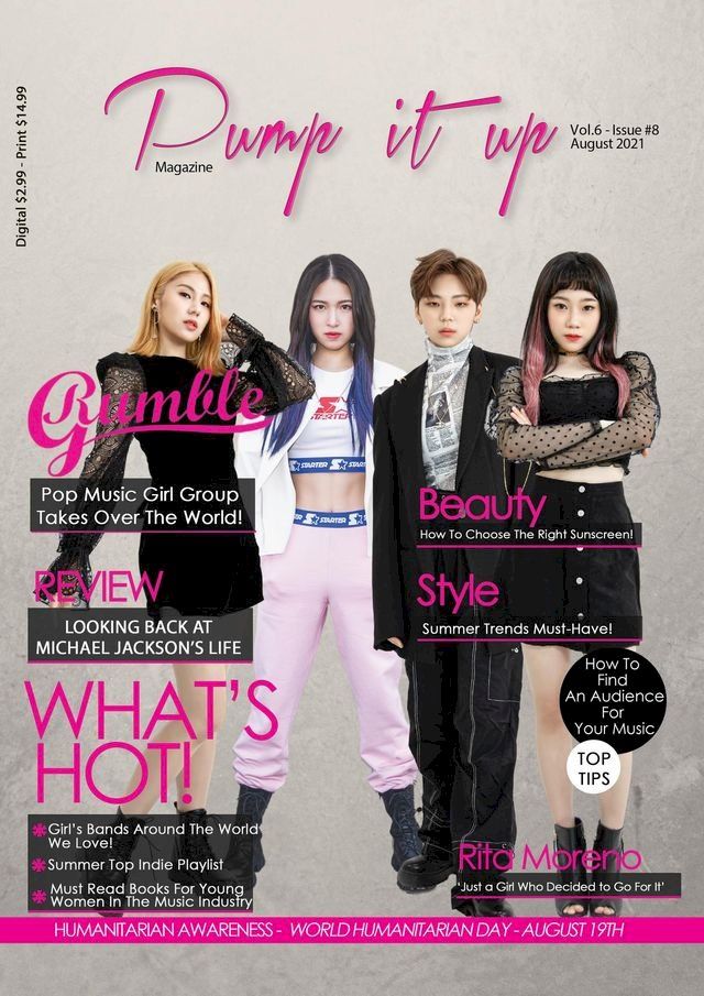  Pump it up Magazine - K-Pop Sensation RUMBLE G - August 2021(Kobo/電子書)