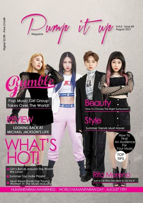 Pump it up Magazine - K-Pop Sensation RUMBLE G - August 2021(Kobo/電子書)