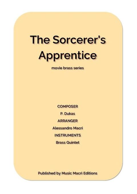 The Sorcerer's Apprentice Movie Brass Series(Kobo/電子書)