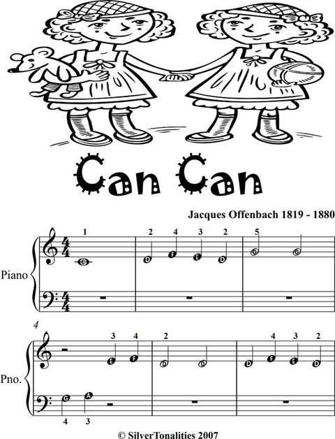 Can Can Beginner Piano Sheet Music(Kobo/電子書)