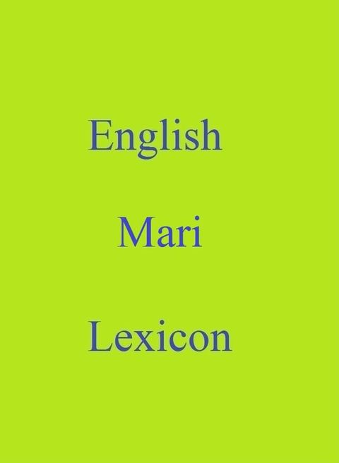 English Mari Lexicon(Kobo/電子書)