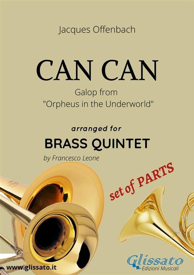  Brass Quintet "Can Can" (set of parts)(Kobo/電子書)