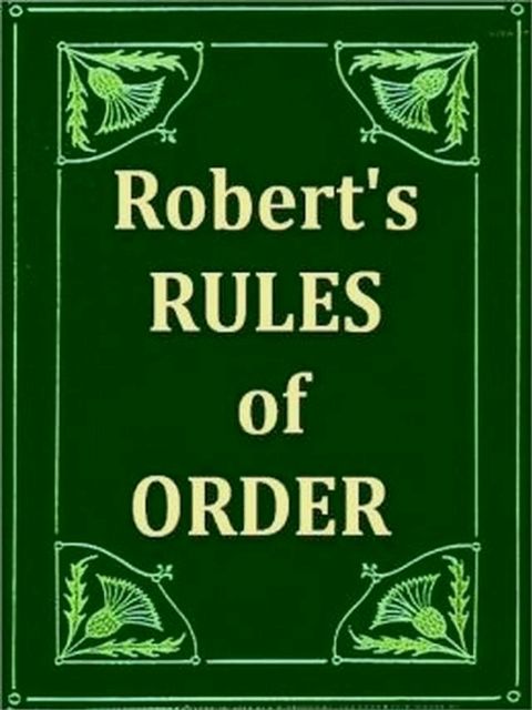 Robert's Rules of Order(Kobo/電子書)