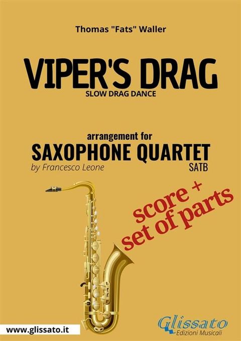 Viper's drag - Saxophone Quartet score & parts(Kobo/電子書)