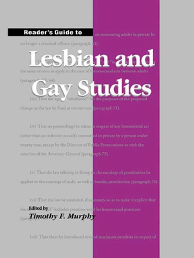  Reader's Guide to Lesbian and Gay Studies(Kobo/電子書)