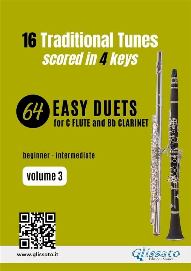  Flute and Clarinet 64 easy duets (volume 3)(Kobo/電子書)