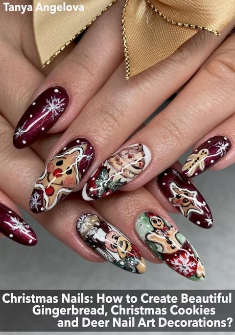 Christmas Nails: How to Create Beautiful Gingerbread, Christmas Cookies and Deer Nail Art Decorations?(Kobo/電子書)