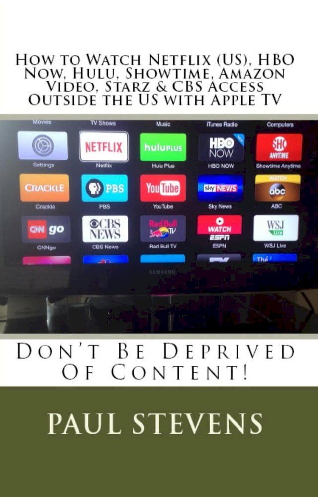  How to Watch Netflix (US), HBO Now, Hulu, Showtime, Amazon Video, Starz & CBS Access Outside the US with Apple TV(Kobo/電子書)