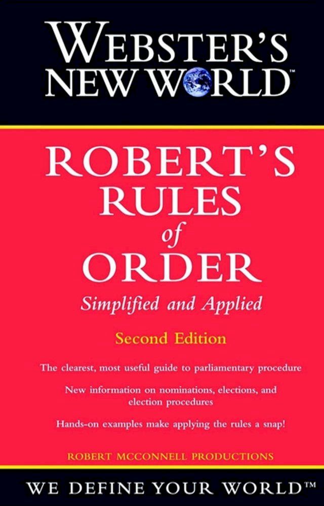  Webster's New World Robert's Rules of Order Simplified And Applied(Kobo/電子書)