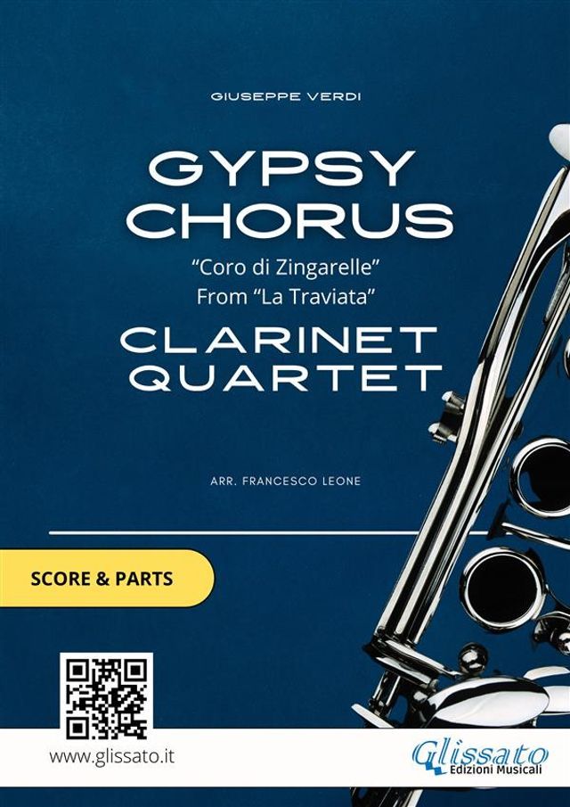  Clarinet Quartet "Gypsy Chorus" Score & Parts(Kobo/電子書)