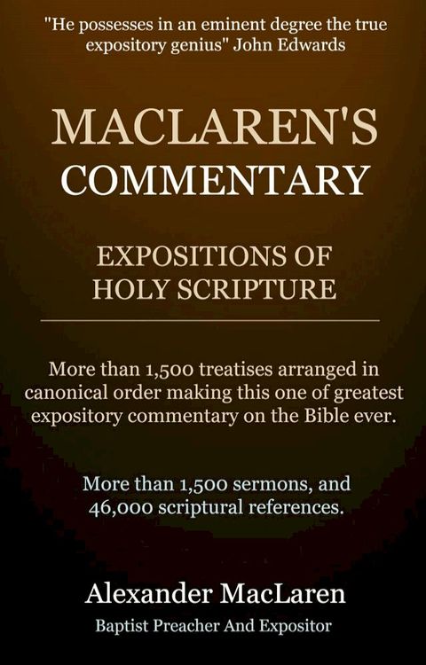 MacLaren's Commentary: Expositions of Holy Scripture(Kobo/電子書)