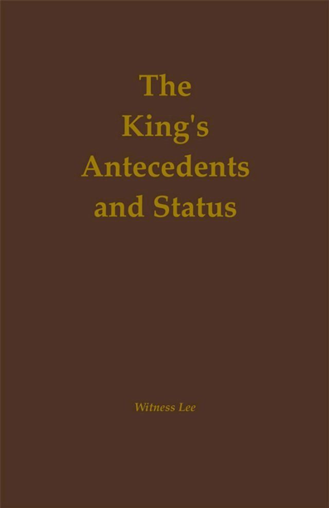  The King's Antecedents and Status(Kobo/電子書)