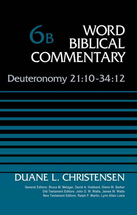 Deuteronomy 21:10-34:12, Volume 6B(Kobo/電子書)