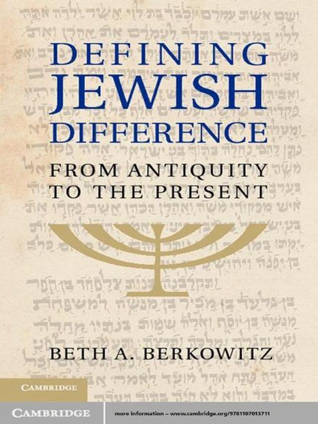  Defining Jewish Difference(Kobo/電子書)