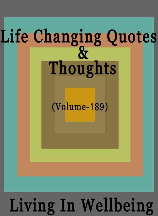  Life Changing Quotes & Thoughts (Volume 189)(Kobo/電子書)