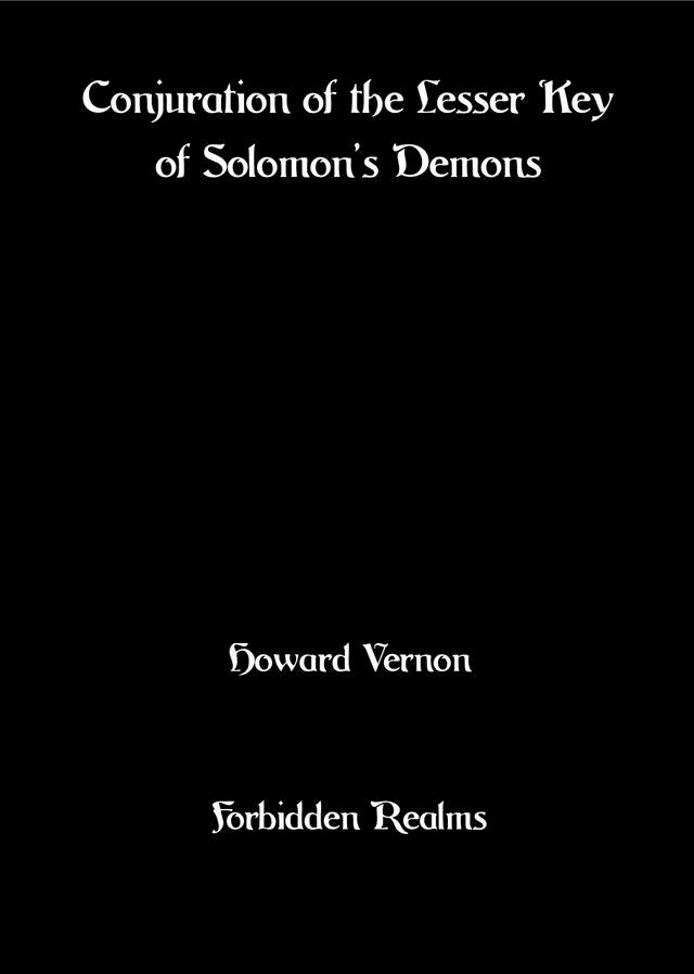  Conjuration of the Lesser Key of Solomon's Demons(Kobo/電子書)