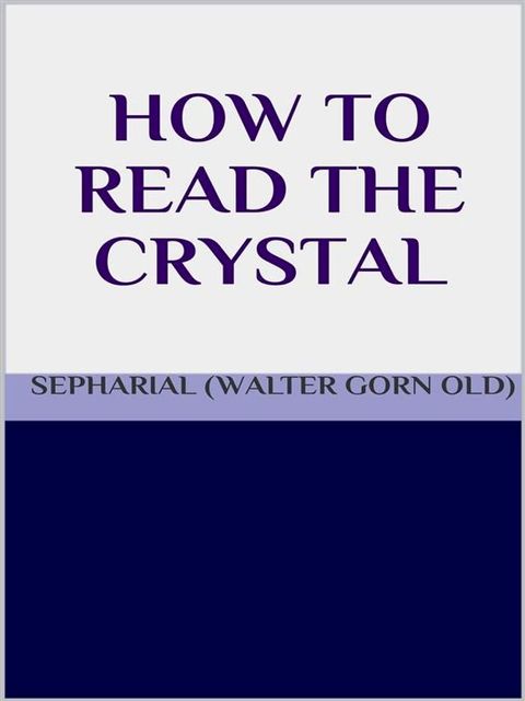 How to read the crystal(Kobo/電子書)