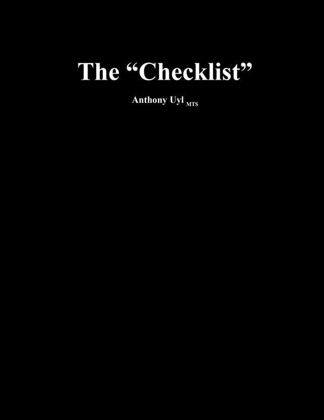  The "Checklist"(Kobo/電子書)